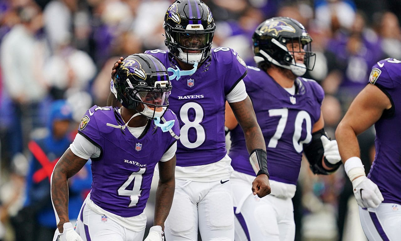 Triunfo agridulce de los Ravens por la lesión de Lamar Jackson