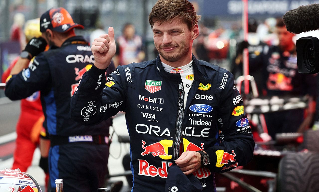 Max Verstappen saldrá primero en Singapur y sumó su 'pole position' 50