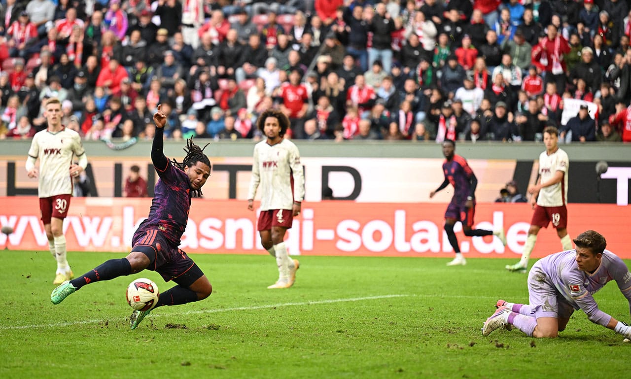 Frustrante empate del Bayern Munich ante el Augsburg