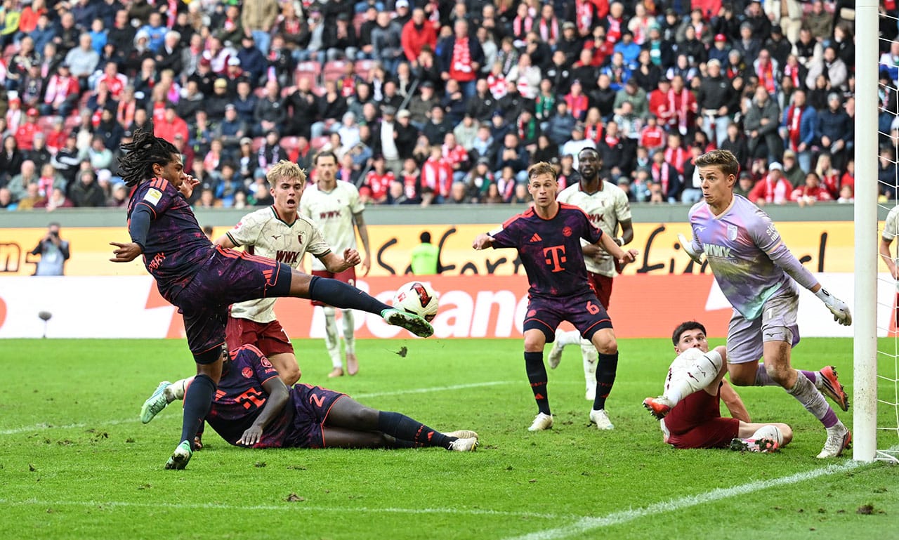 Frustrante empate del Bayern Munich ante el Augsburg