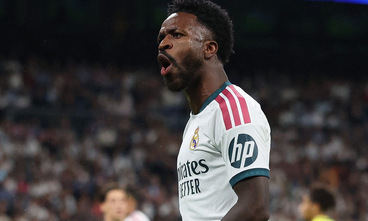 Vinícius Jr. pasó del festejo a la furia en un minuto