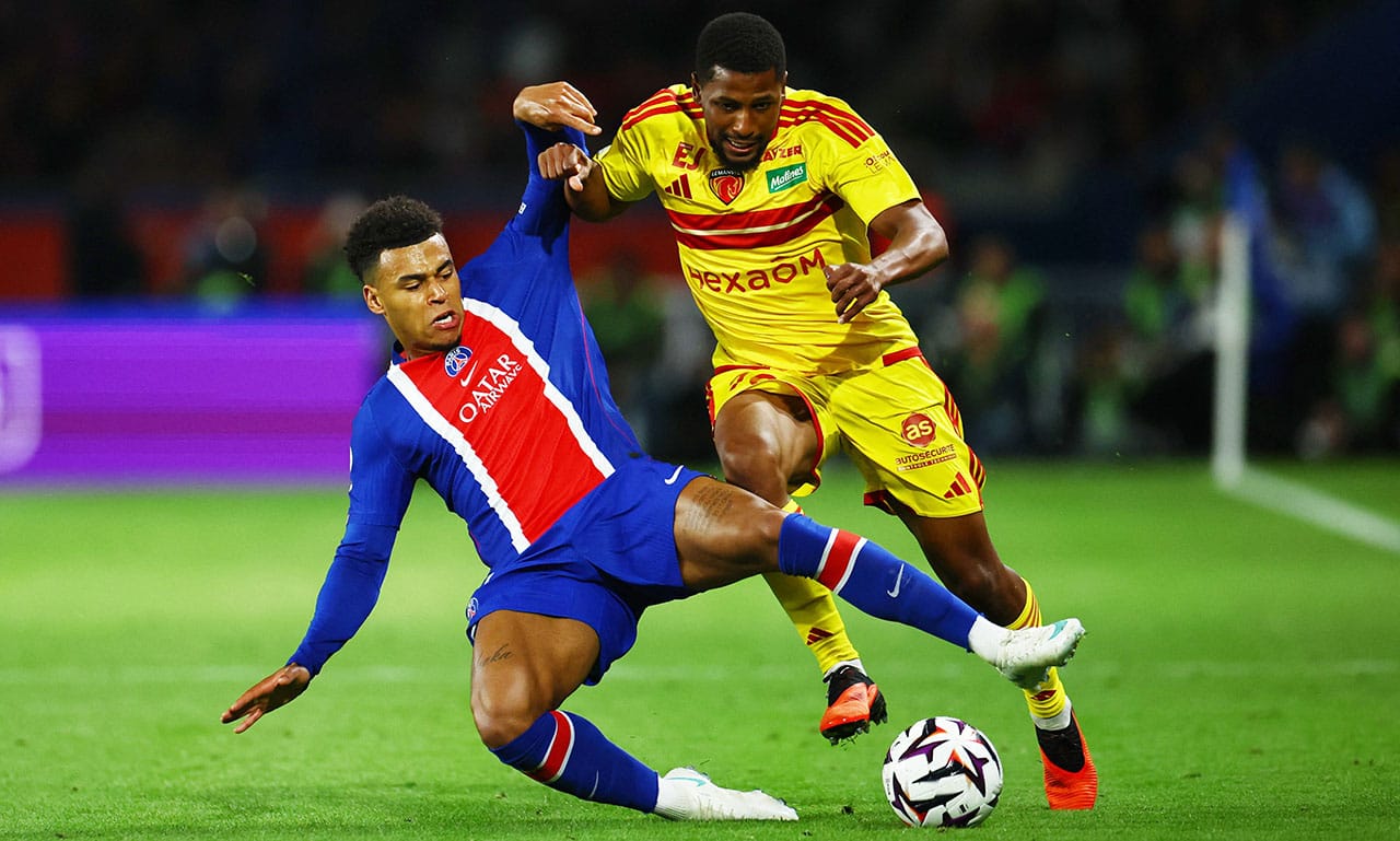 Con equipo alternativo, Paris Saint-Germain borró al Le Mans