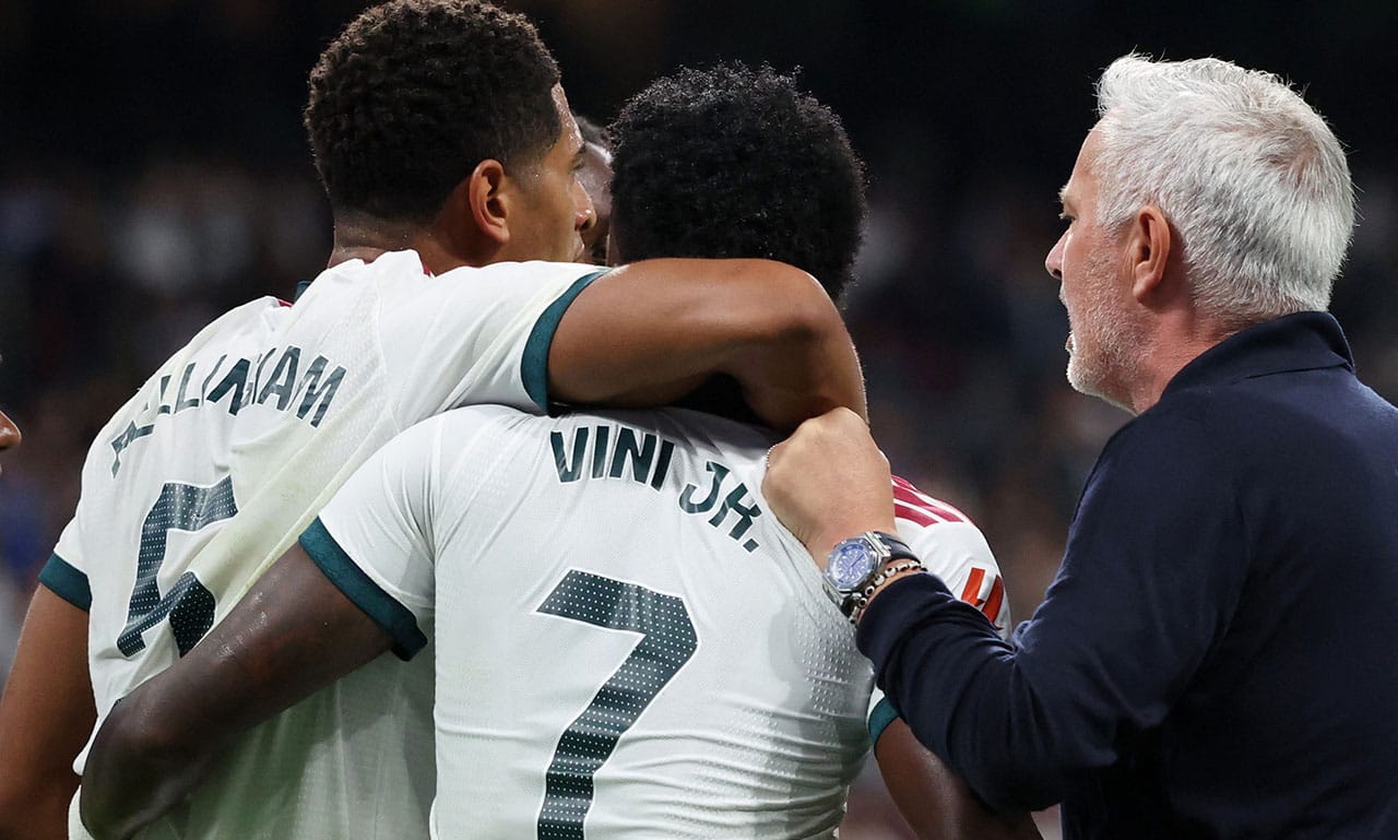 Vinícius Jr. pasó del festejo a la furia en un minuto
