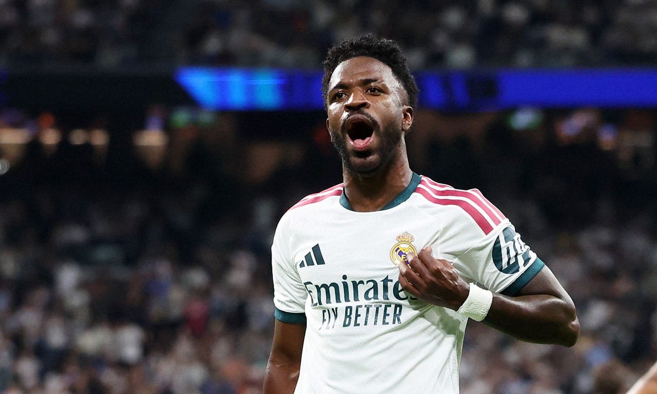 Vinícius Jr. pasó del festejo a la furia en un minuto