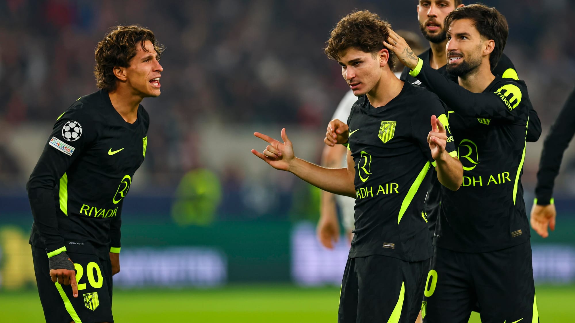 Julián Álvarez evitó la derrota del Atlético en Champions League