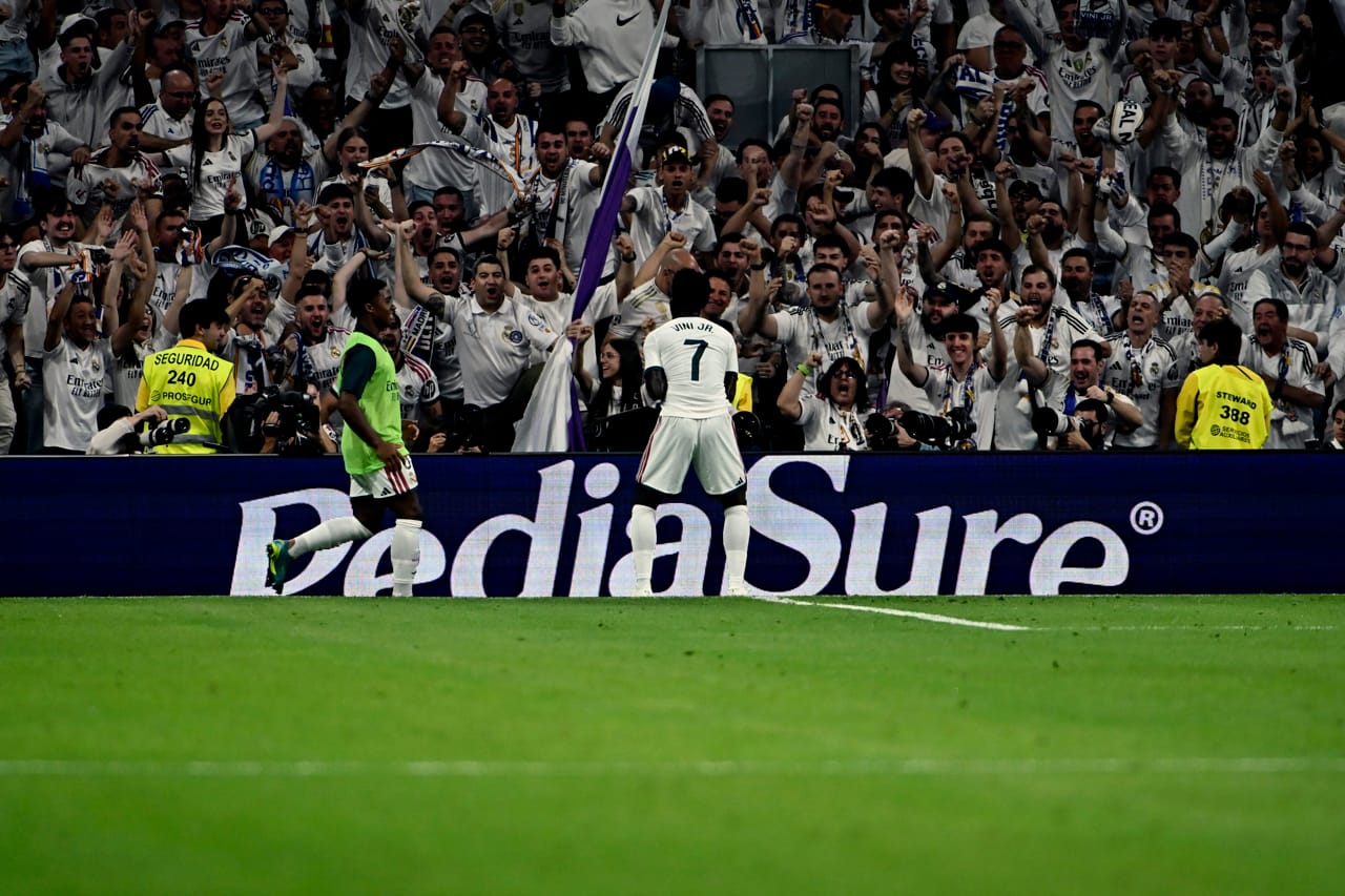 Vinícius Jr. pasó del festejo a la furia en un minuto
