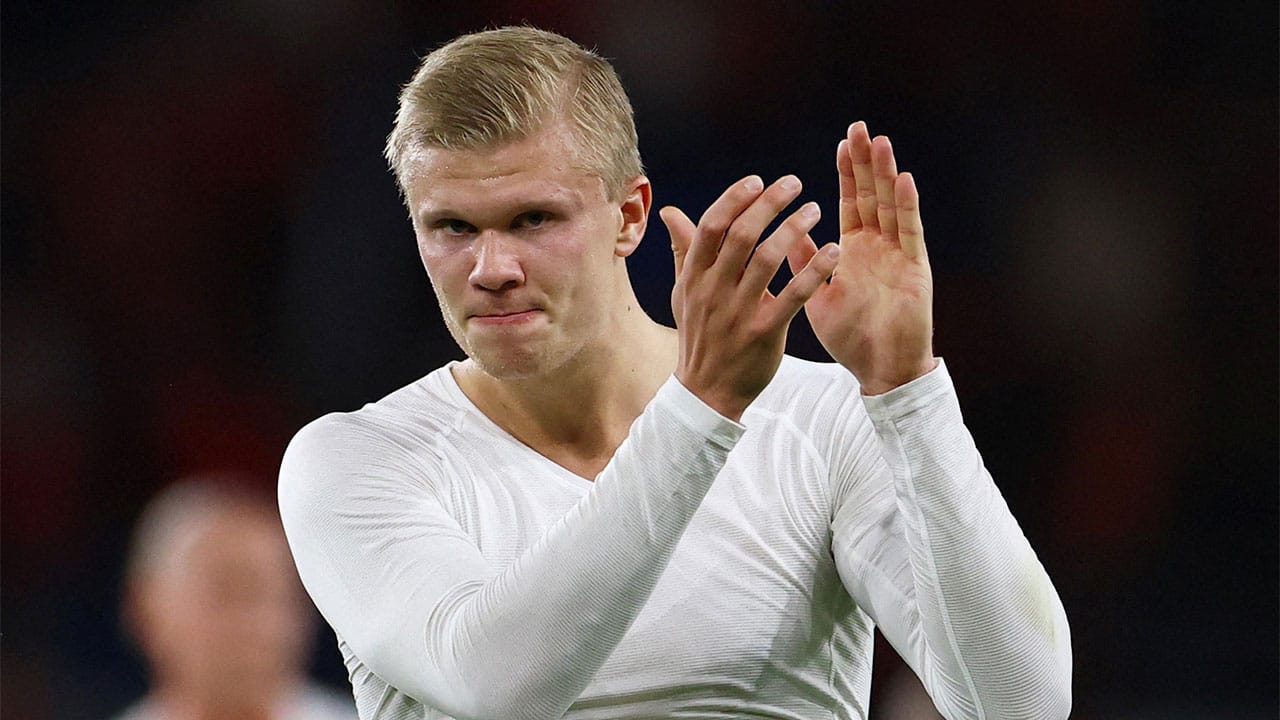 Erling Haaland se va sin marcar y Noruega pierde en la Nations League