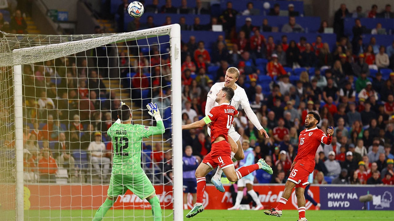 Erling Haaland se va sin marcar y Noruega pierde en la Nations League