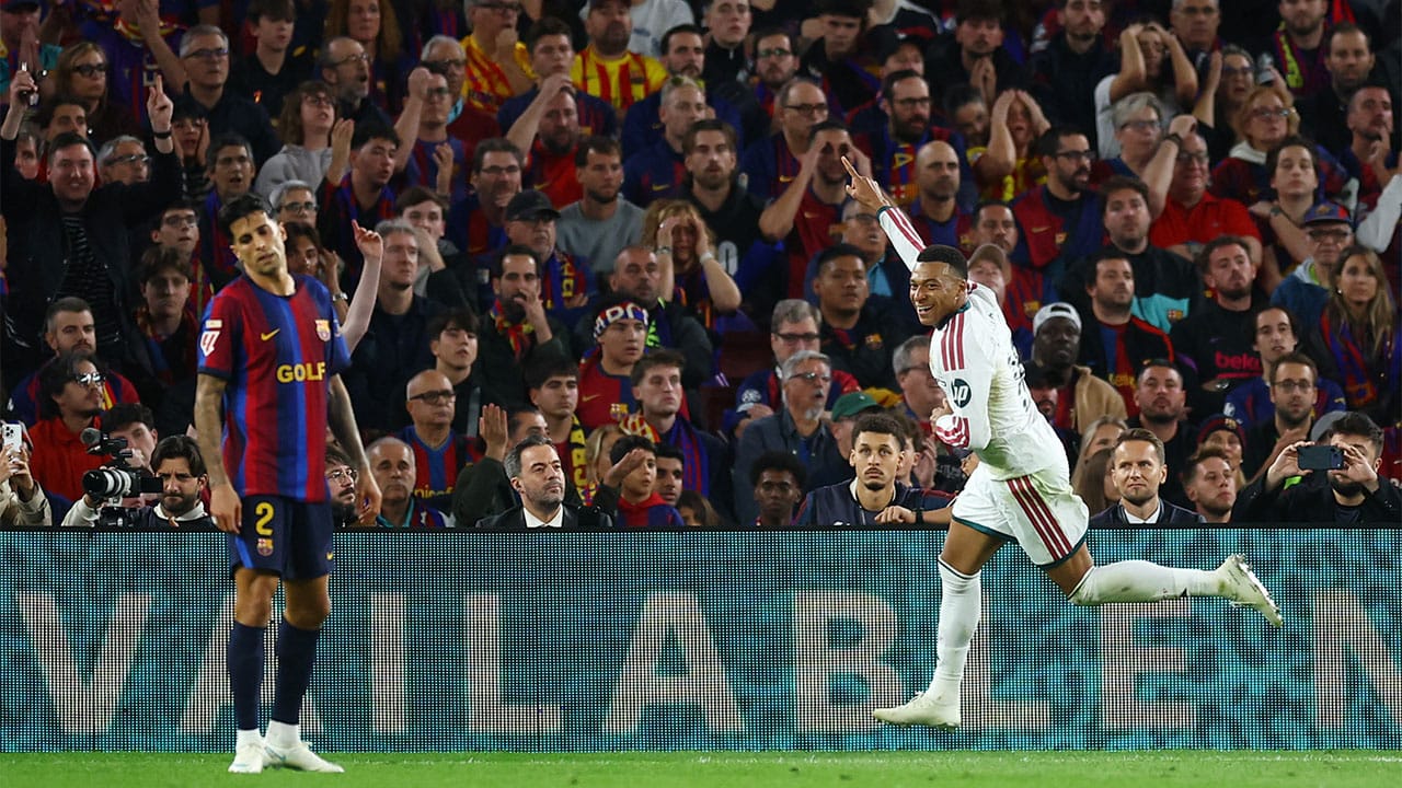 El gol más fácil de Kylian Mbappé ante el Barcelona