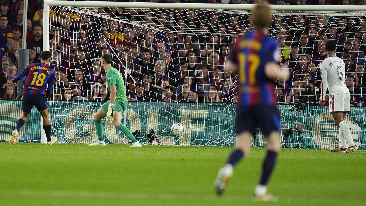 El gol más fácil de Kylian Mbappé ante el Barcelona