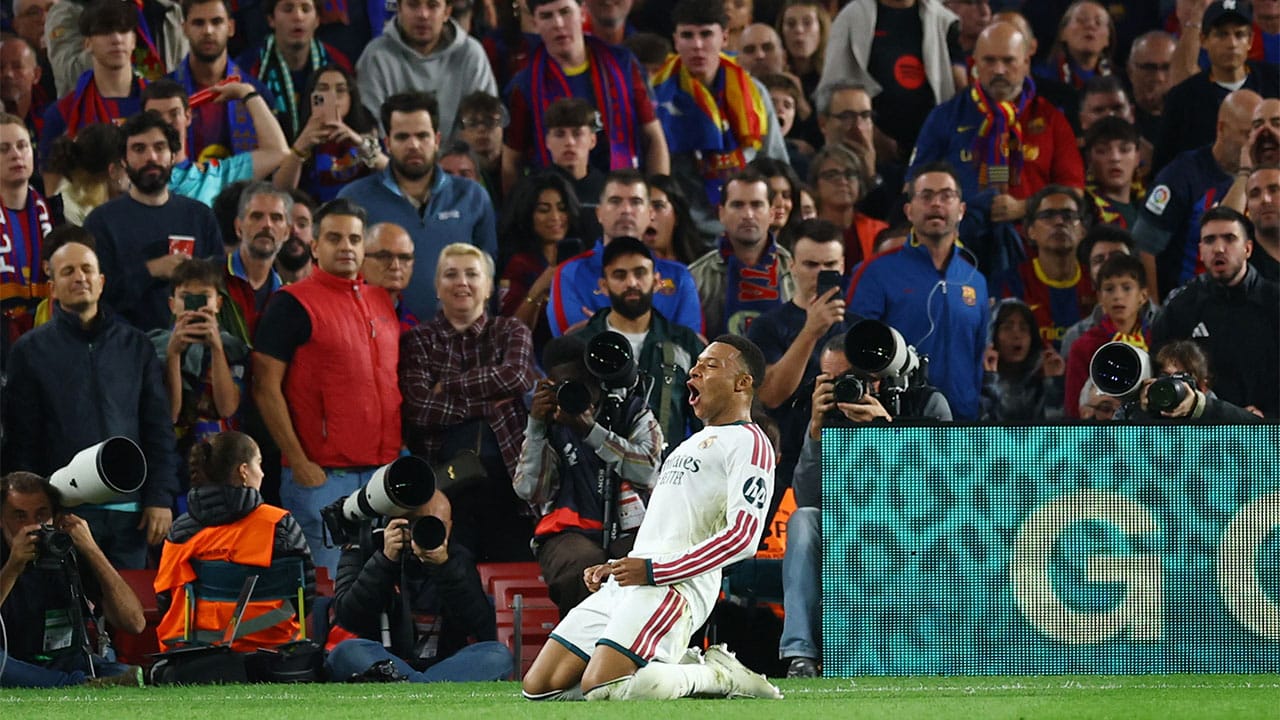 El gol más fácil de Kylian Mbappé ante el Barcelona