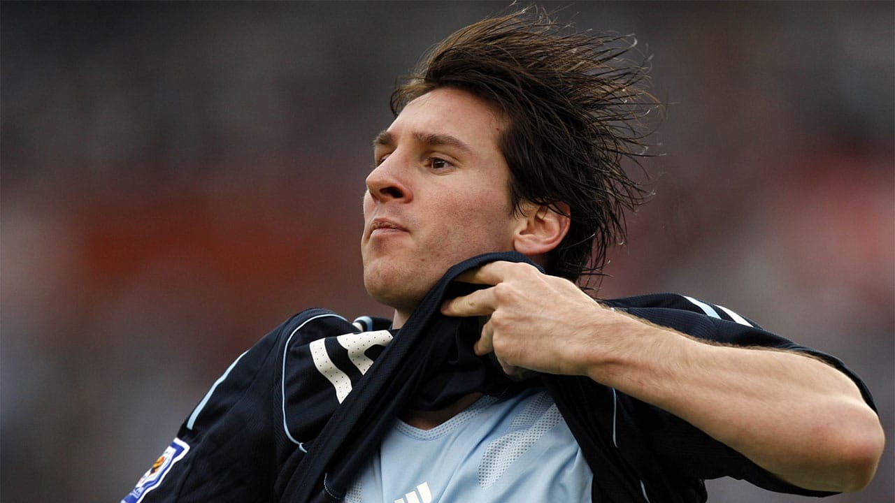 La historia de Lionel Messi con Argentina en fotos