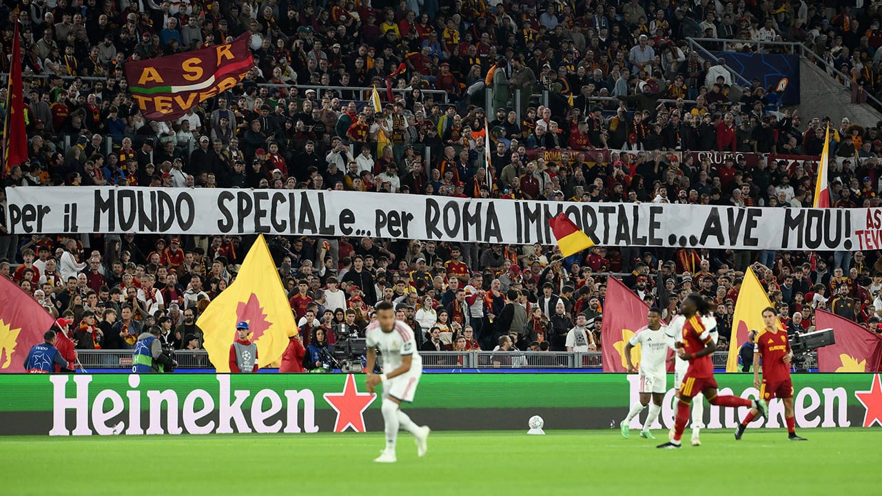 De no creerse la reverencia del Olímpico de Roma a José Mourinho